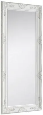 Palais Rectangular Tall Leaner Mirror - White
