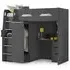 Pegasus High Sleeper Bed - Matt Anthracite
