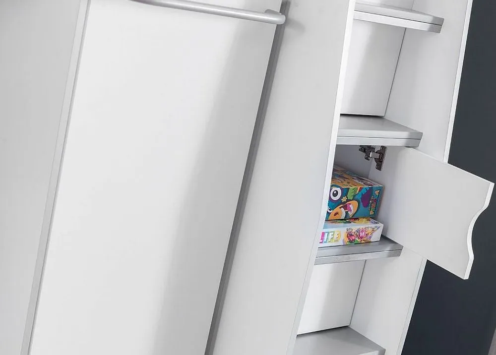 Pegasus High Sleeper Bed - Matt White