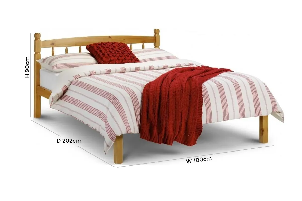 Pickwick Slatted Bed Frame - Pine