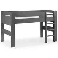Pluto Midsleeper Bed - Dark Grey