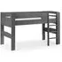 Pluto Midsleeper Bed - Dark Grey