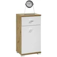 Pool 1 Door Storage Cabinet - White Gloss