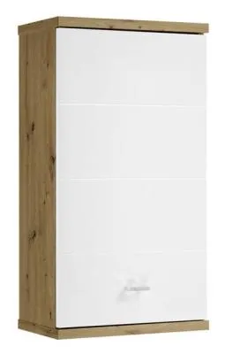 Pool 1 Door Wall Cabinet - White Gloss image