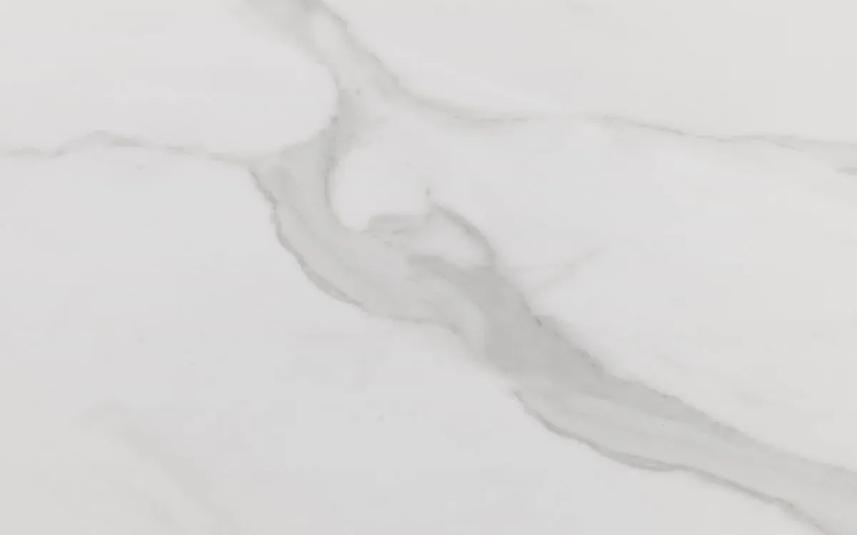 Positano White Marble Effect 6-Seater Dining Table - White