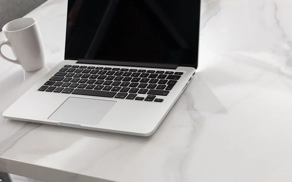 Positano White Marble Effect 6-Seater Dining Table - White