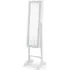 Prima 1 Door Jewellery Mirror - White
