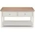 Provence 2 Drawer Coffee Table - Grey