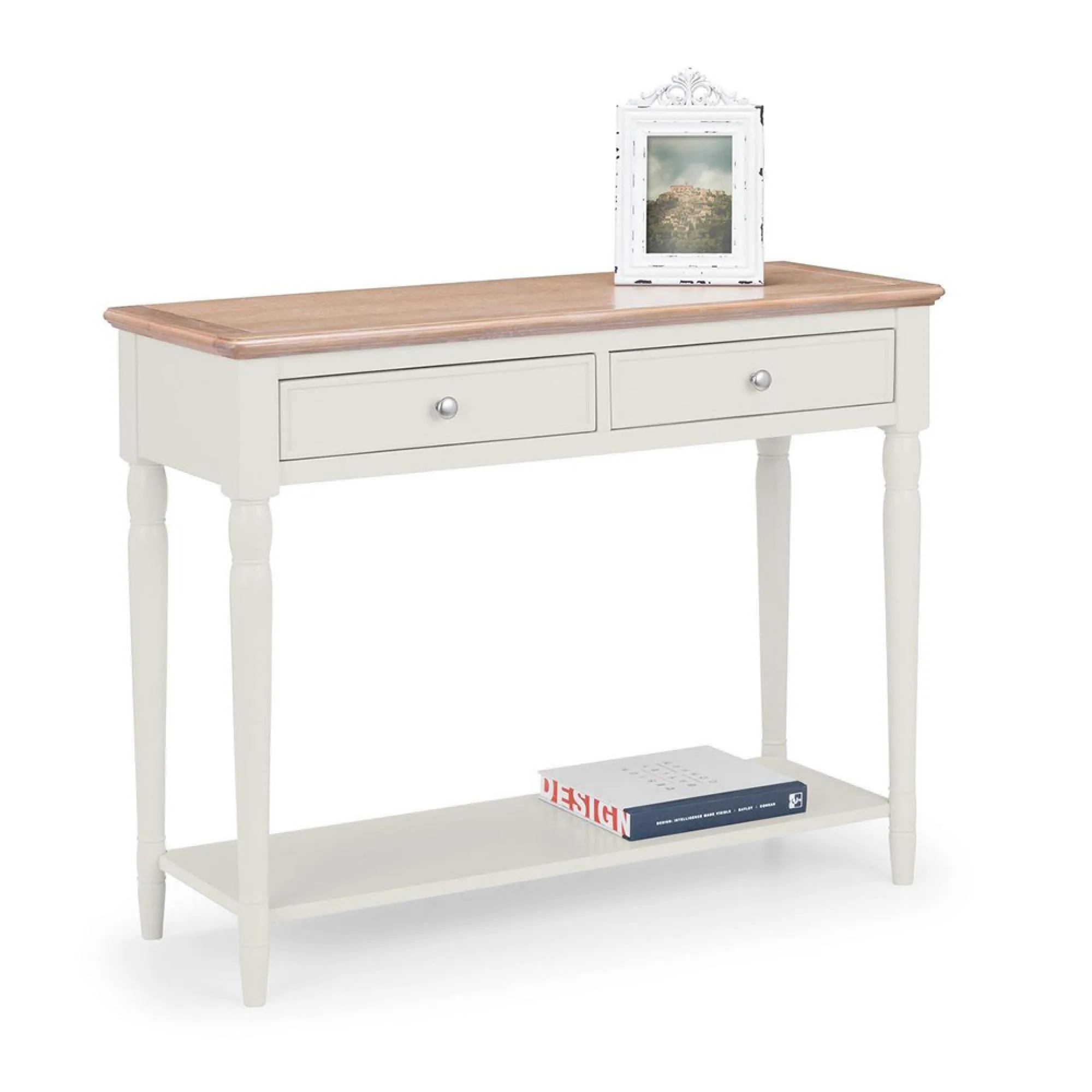 Provence 2 Drawer Console Table - Grey
