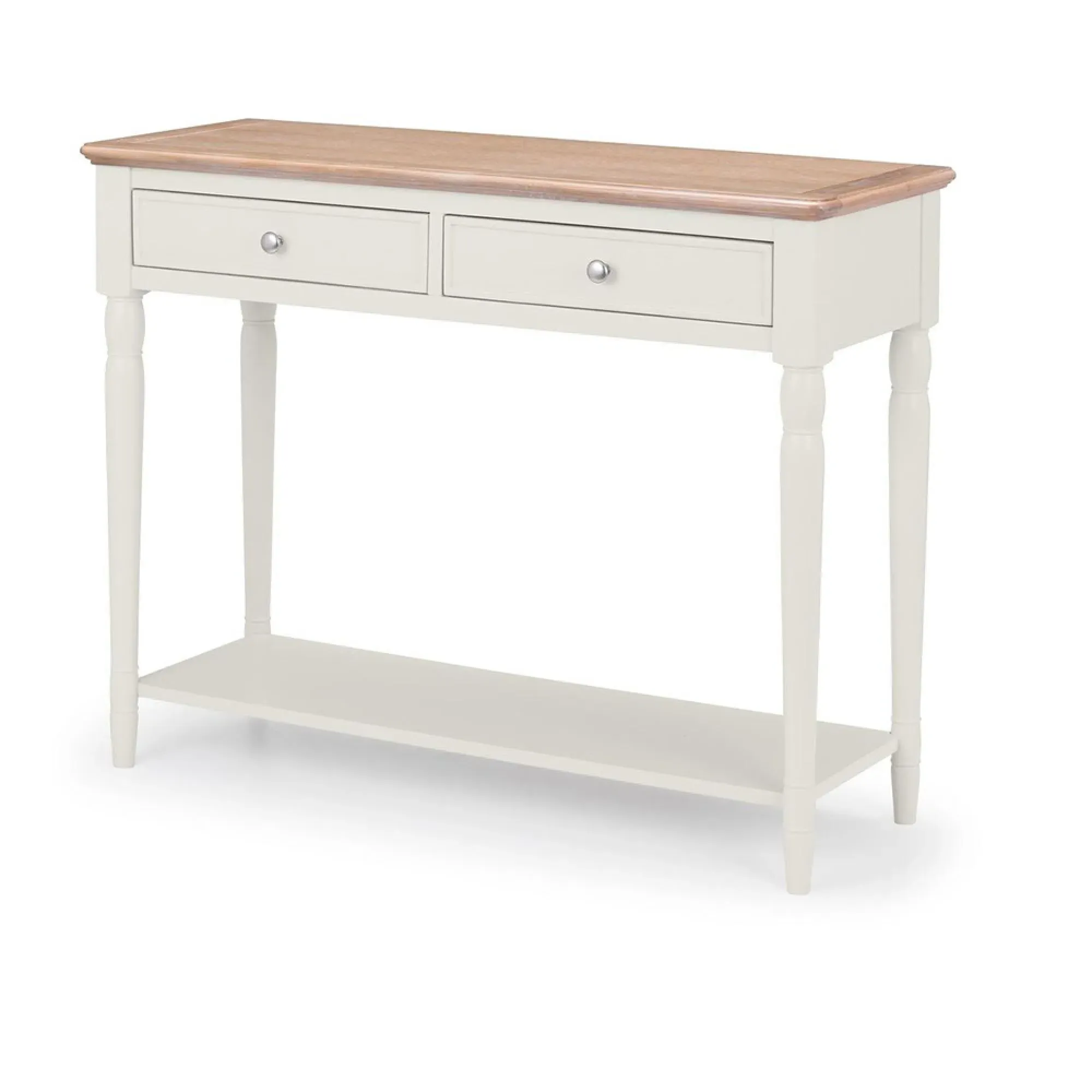Provence 2 Drawer Console Table - Grey