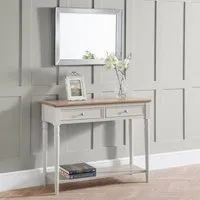 Provence 2 Drawer Console Table - Grey