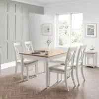 Provence 6-8 Seater Extendable Dining Table - Grey