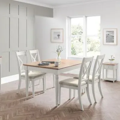 Provence 6-8 Seater Extendable Dining Table - Grey