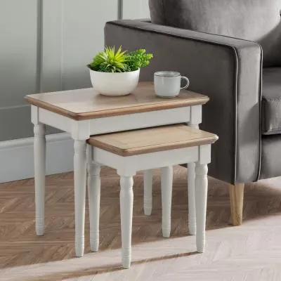 Provence Nest of 2 Tables - Grey