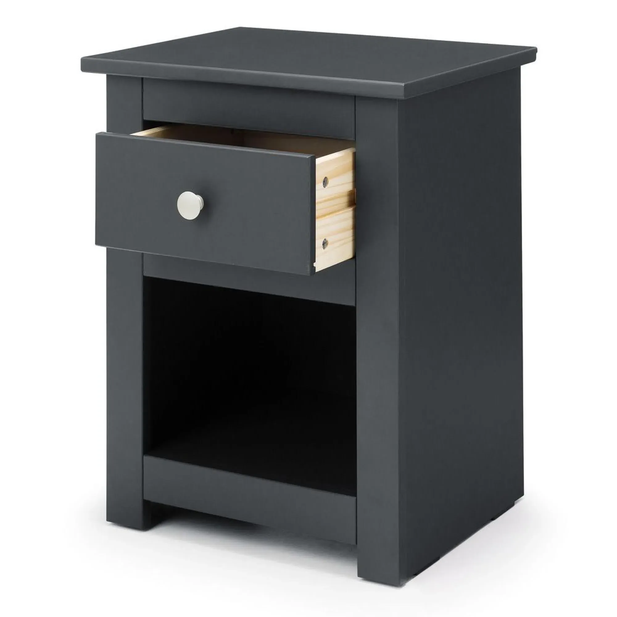 Radley 1 Drawer Bedside Cabinet - Anthracite