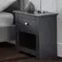 Radley 1 Drawer Bedside Cabinet - Anthracite