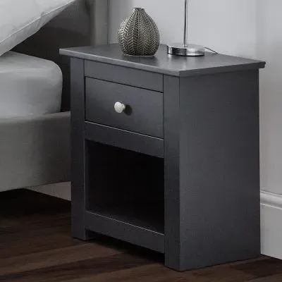 Radley 1 Drawer Bedside Cabinet - Anthracite image