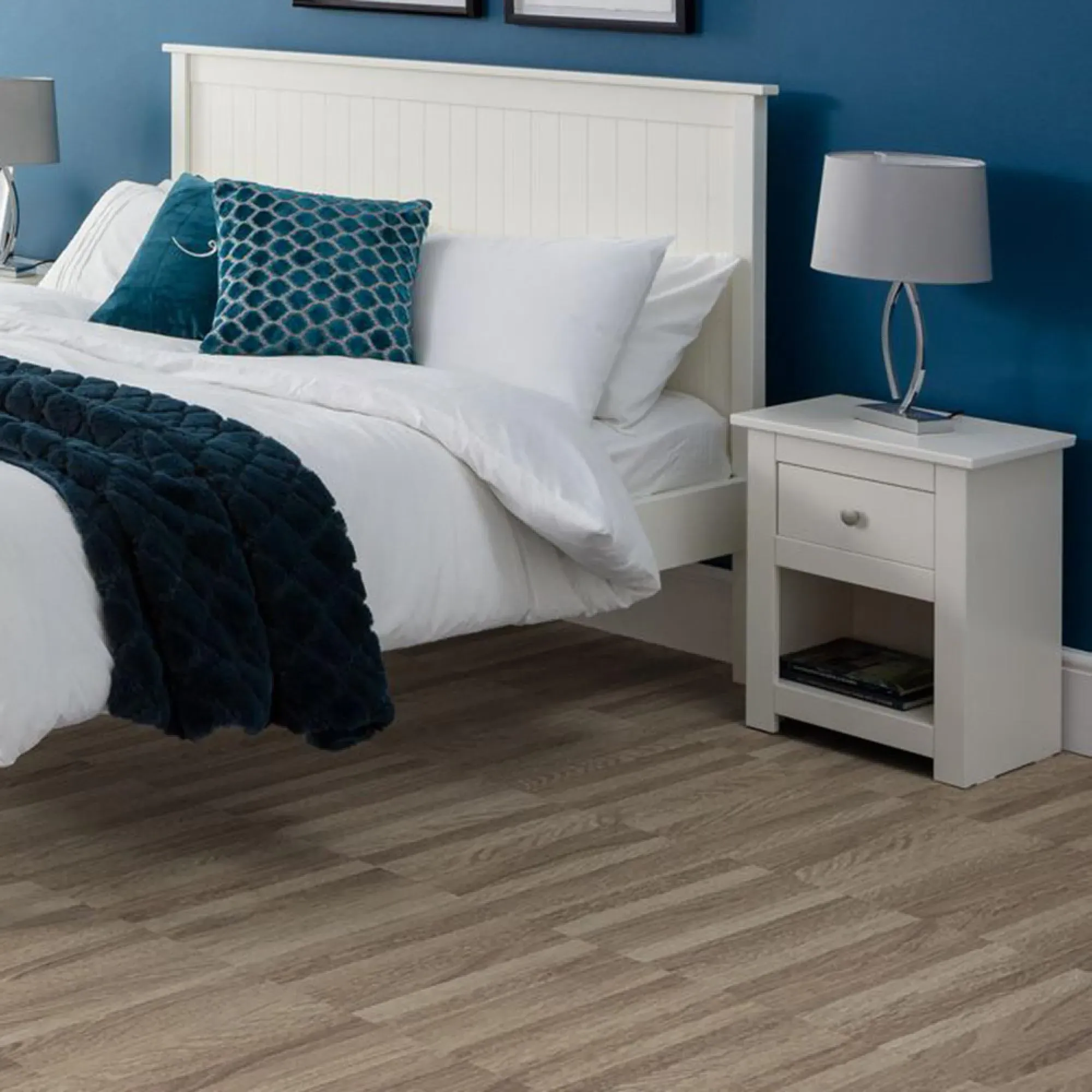 Radley 1 Drawer Bedside Cabinet - White