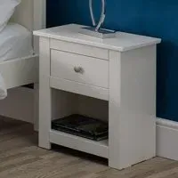 Radley 1 Drawer Bedside Cabinet - White
