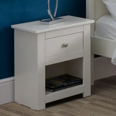 Radley 1 Drawer Bedside Cabinet - White