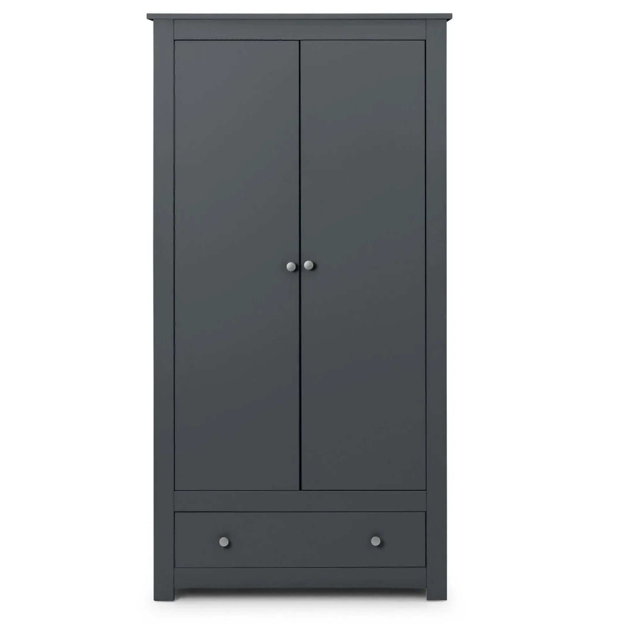 Radley 2 Door Double Wardrobe with Drawer - Anthracite