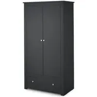 Radley 2 Door Double Wardrobe with Drawer - Anthracite