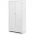 Radley 2 Door Double Wardrobe with Drawer - White