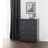 Radley 4 Drawer Chest - Dark Grey