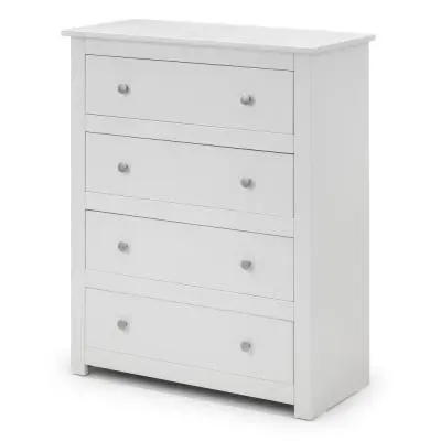 Radley 4 Drawer Chest - White