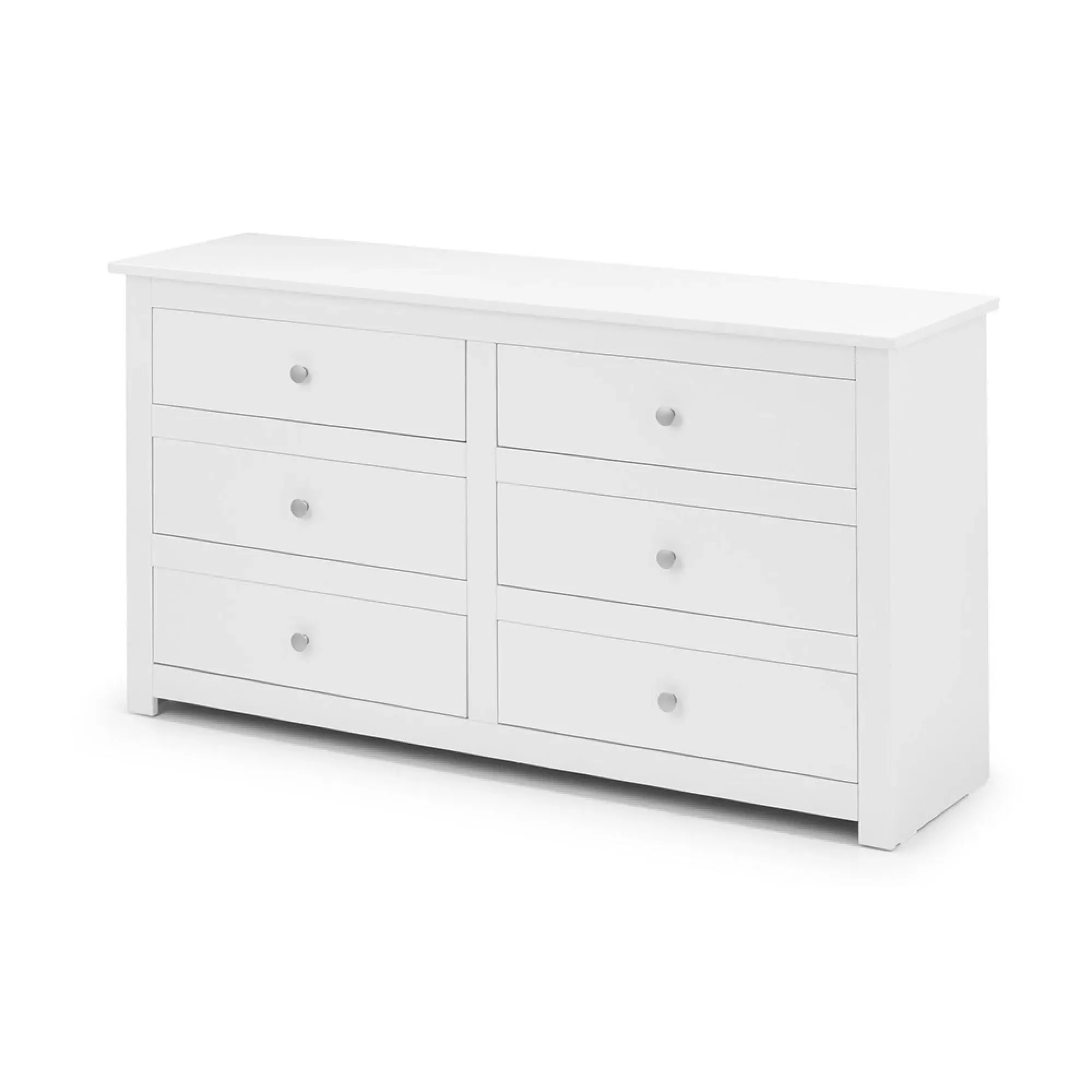 Radley 6 Drawer Wide Chest - White
