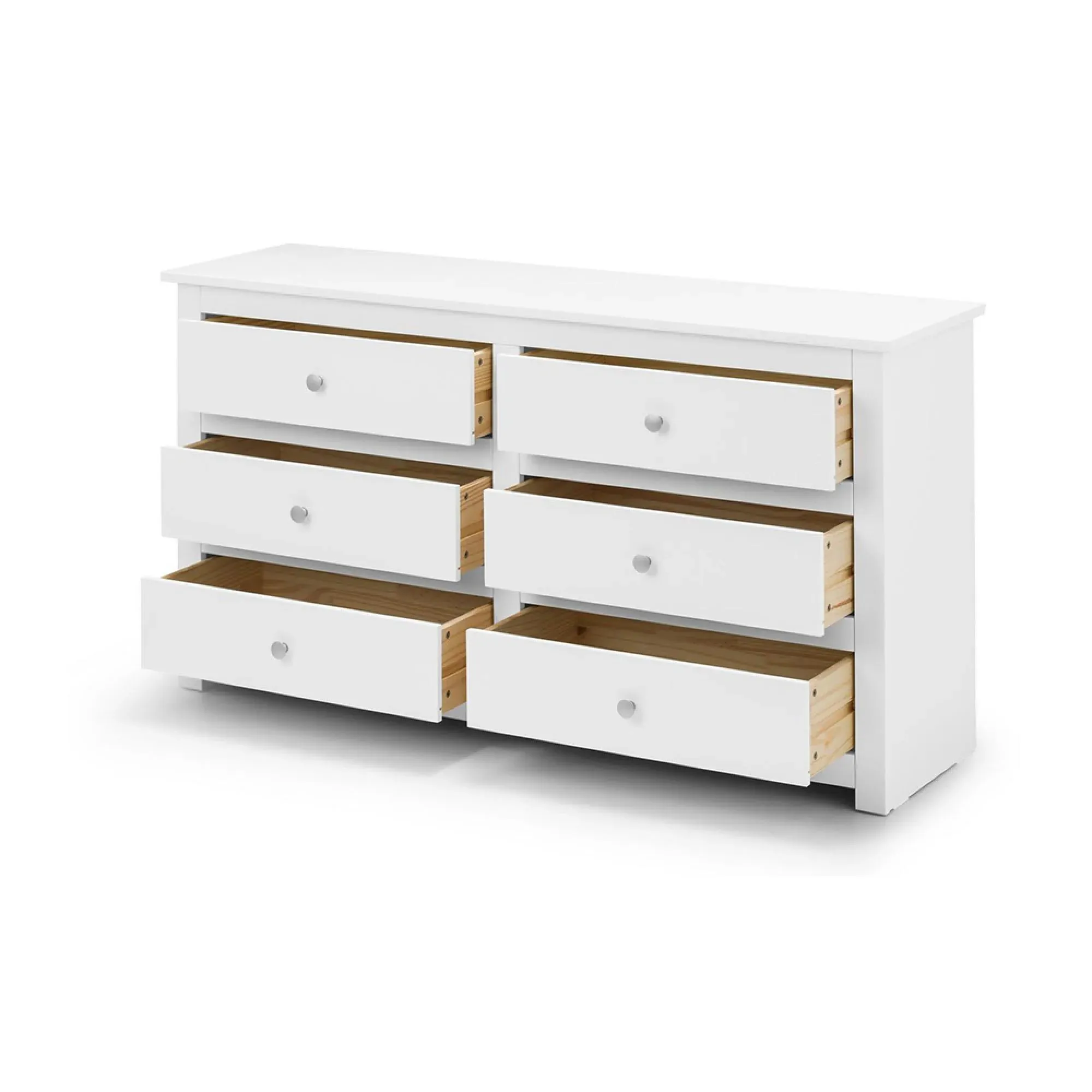 Radley 6 Drawer Wide Chest - White