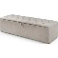 Ravello Blanket Box with Storage - Mink, Chenille