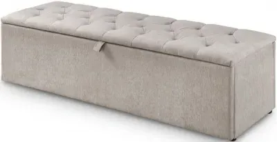 Ravello Blanket Box with Storage - Mink, Chenille image