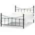 Rebecca King Size Metal Bed Frame - Black