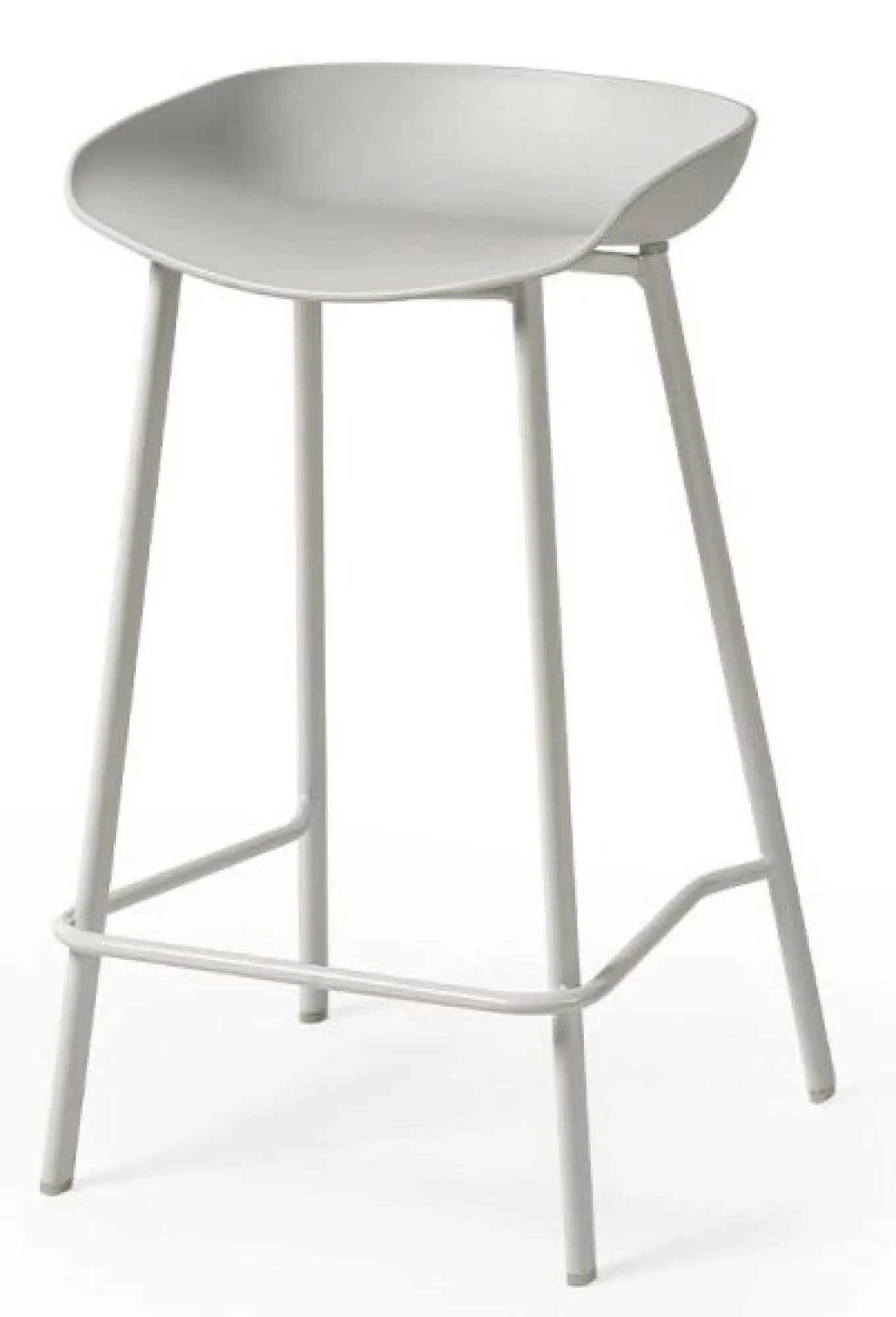 Renzo Set of 2 Barstool - Grey