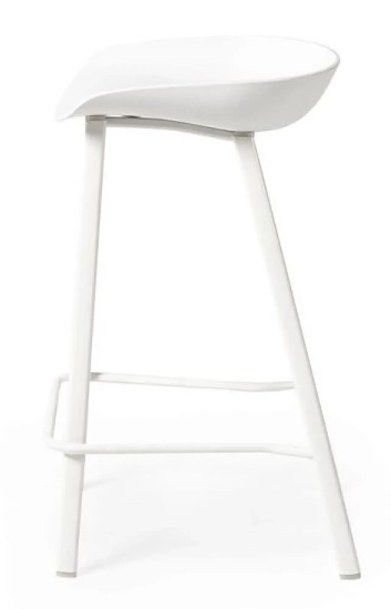 Renzo Set of 2 Barstool - White