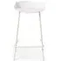 Renzo Set of 2 Barstool - White