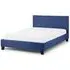 Rialto Fabric Bed Frame - Dark Blue, Linen