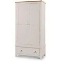 Richmond 2 Door 1 Drawer Double Wardrobe - Grey