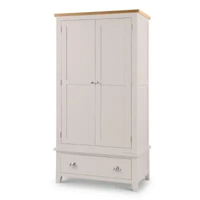 Richmond 2 Door 1 Drawer Double Wardrobe - Grey image