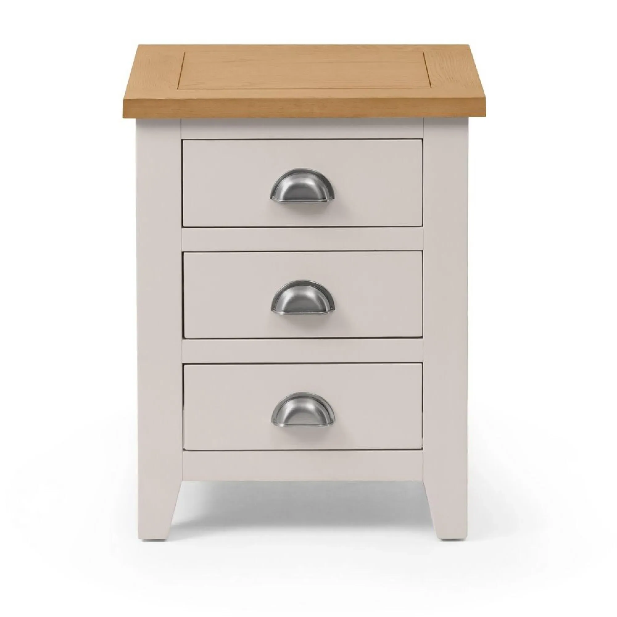 Richmond 3 Drawer Bedside Cabinet - Grey