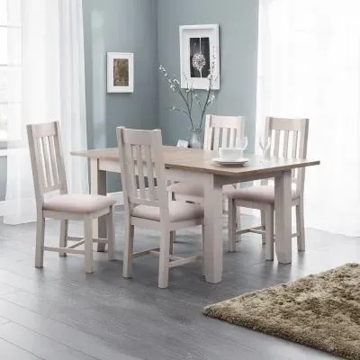 Richmond 4-6 Seater Extendable Dining Table - Grey