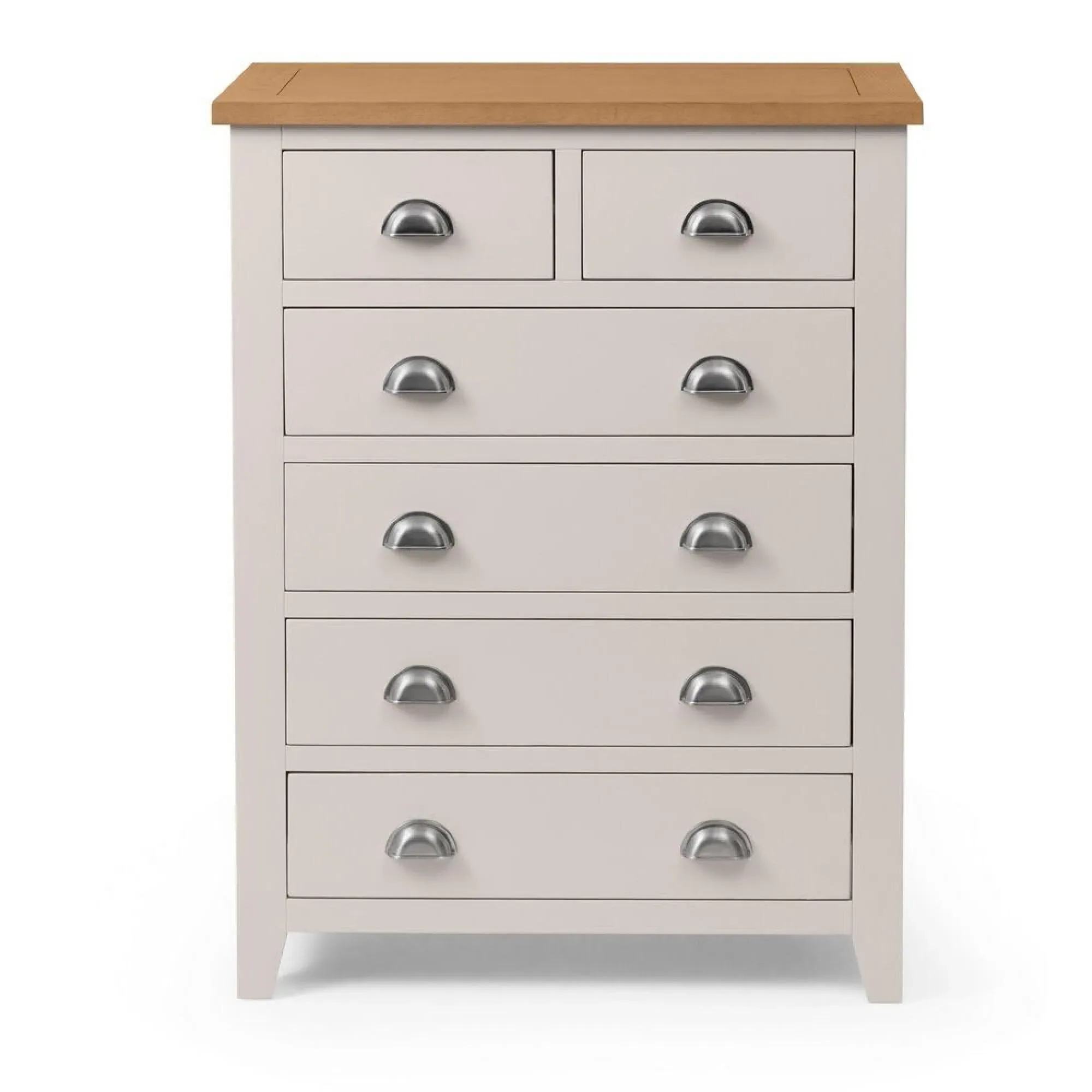 Richmond 4+2 Drawer Chest - Grey