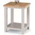 Richmond Lamp Table with Shelf - Grey