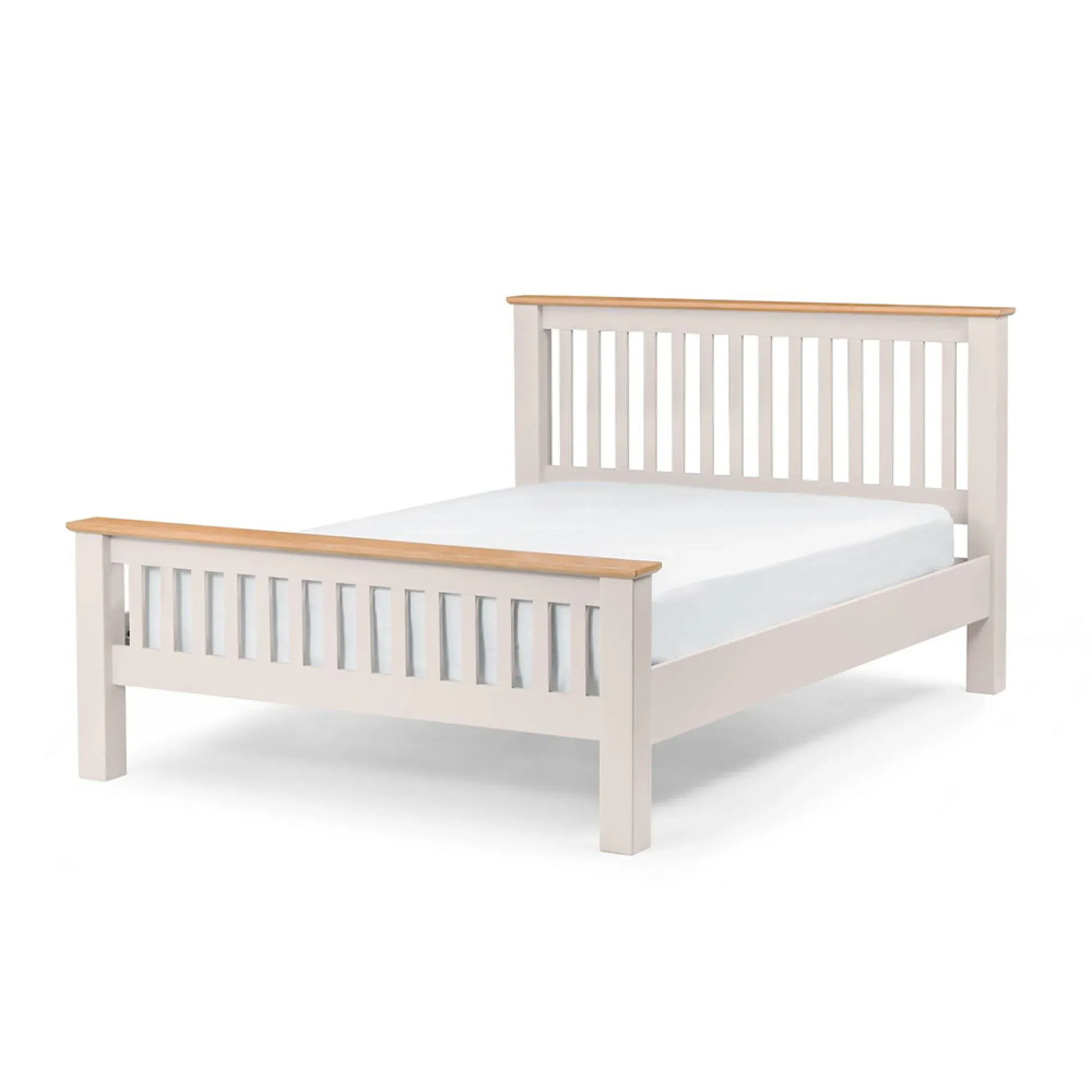 Richmond Slatted Bed Frame - Grey