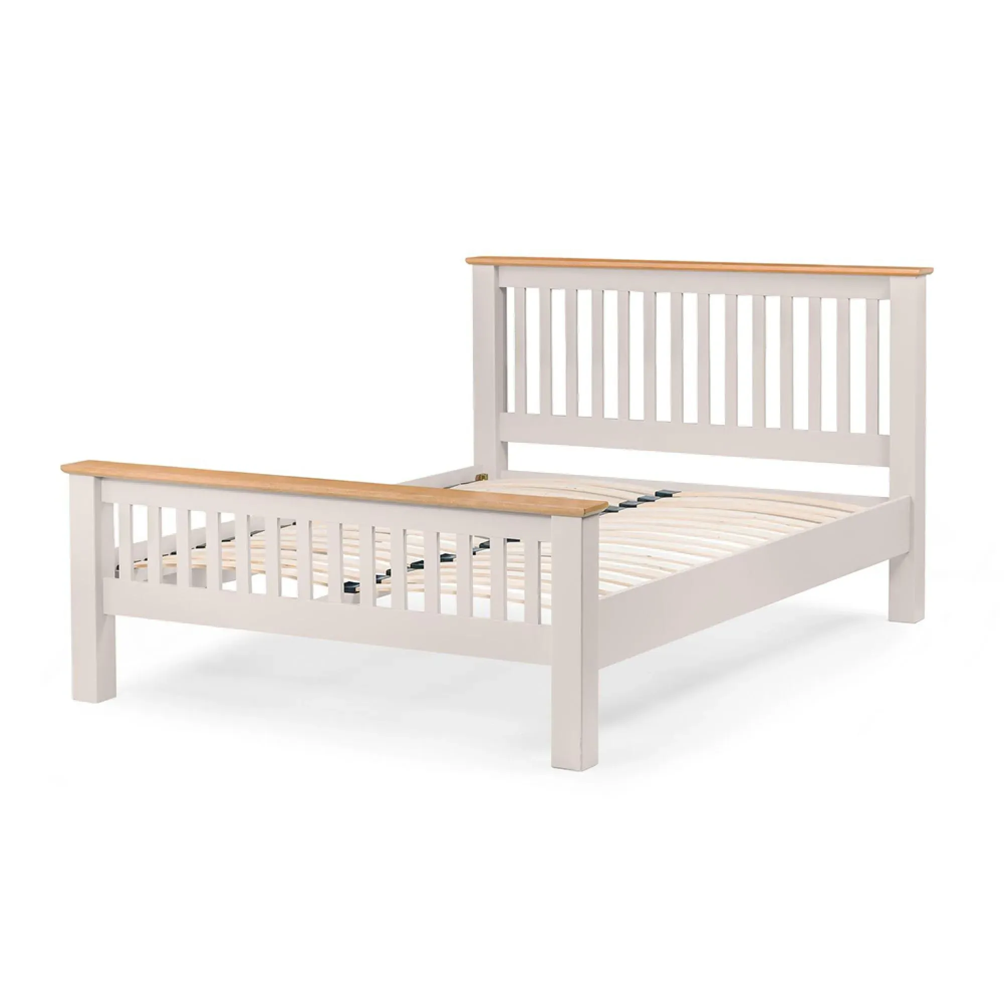Richmond Slatted Bed Frame - Grey