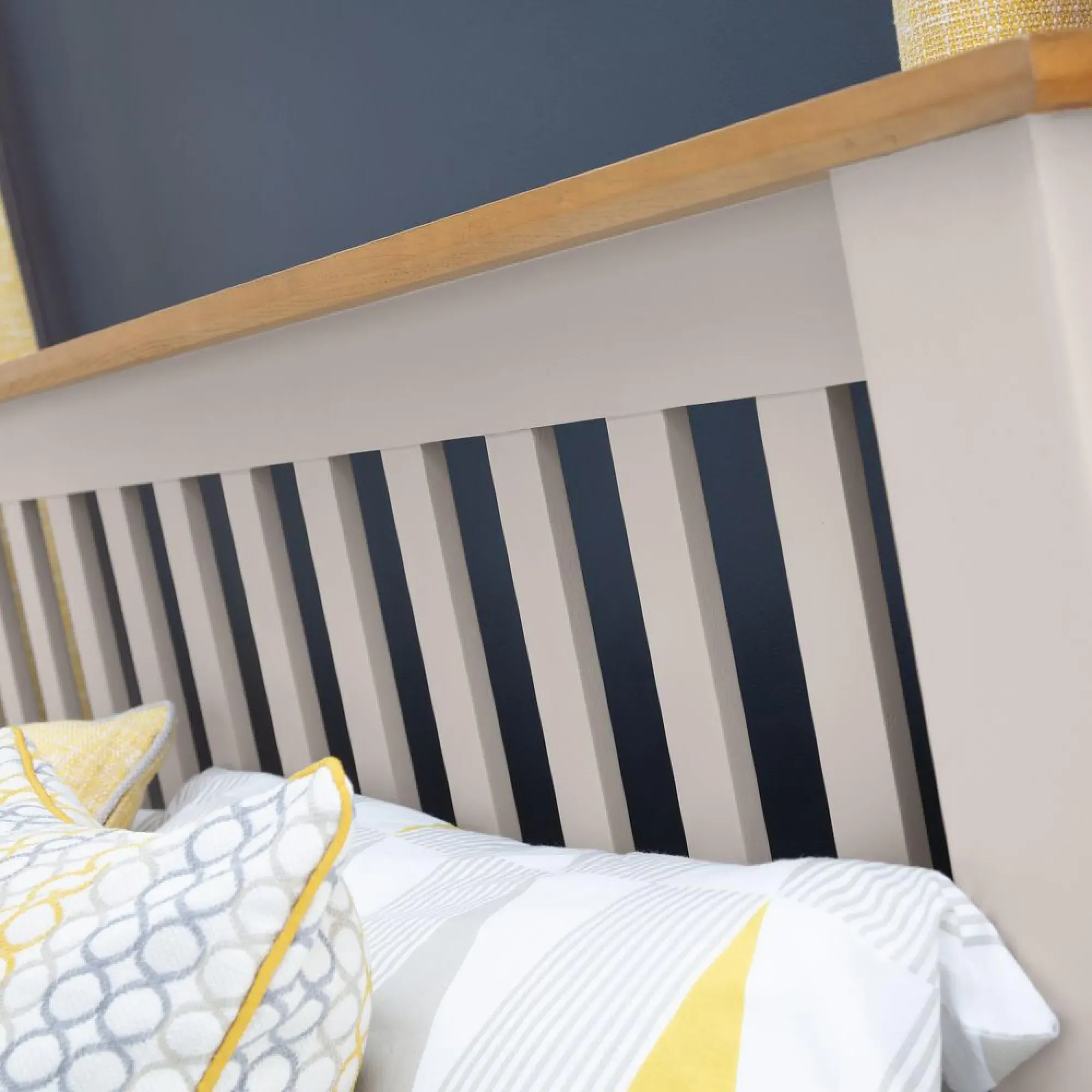 Richmond Slatted Bed Frame - Grey