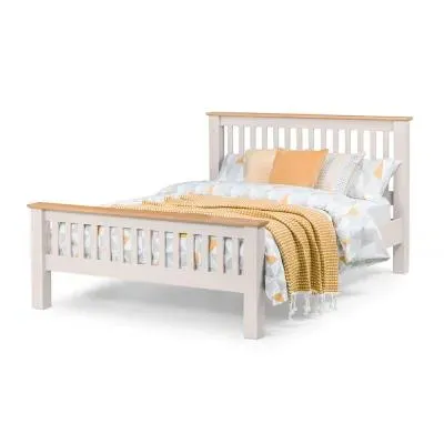 Richmond Slatted Bed Frame - Grey