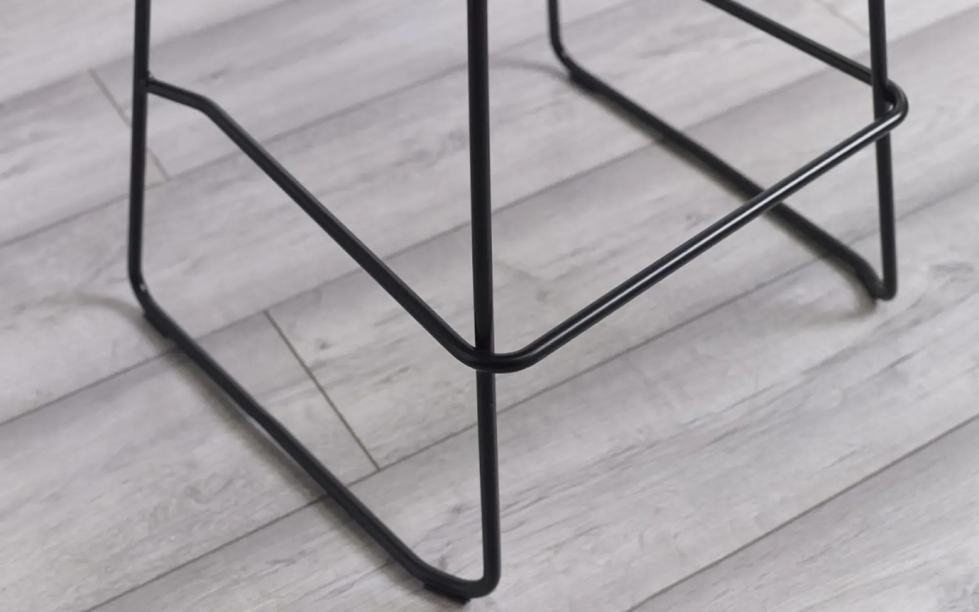 Rocco Barstool Set of 2 - Dark Grey, Plastic