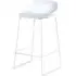Rocco Barstool Set of 2 - White, Plastic